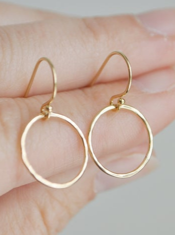 Gold Halo Earrings